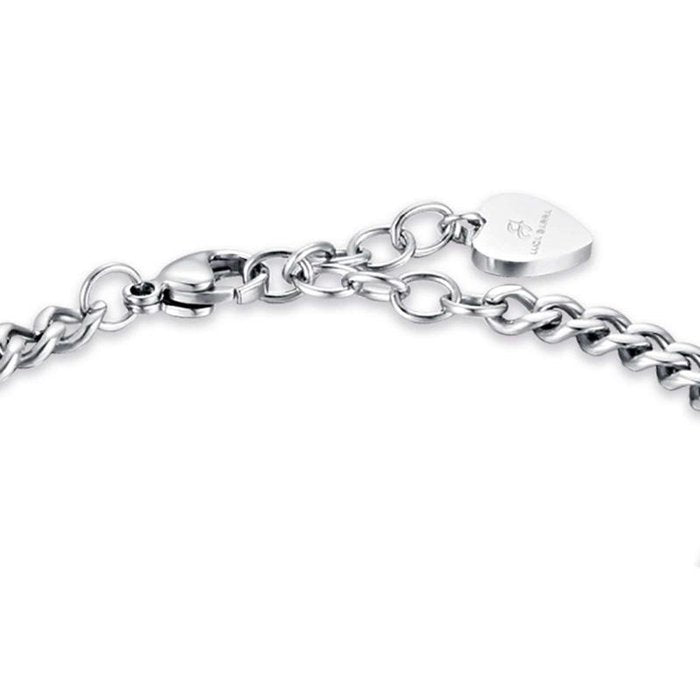Bracciale in acciaio con albero della vita