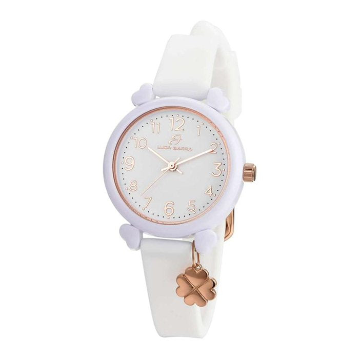 Orologio in silicone bianco