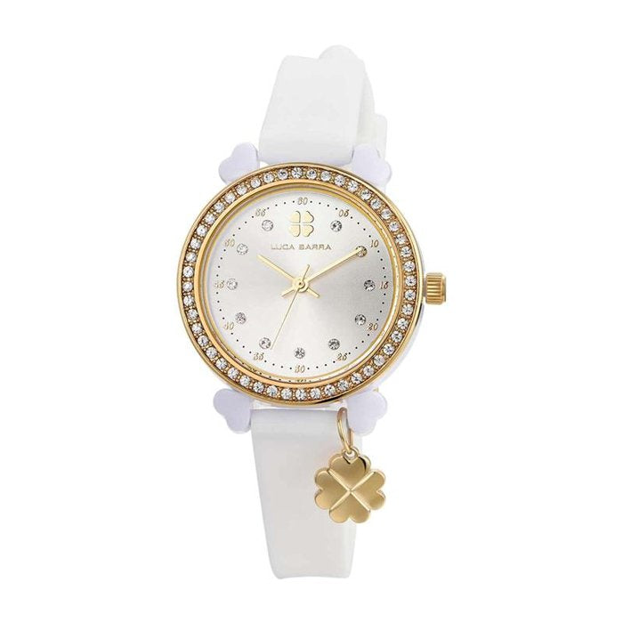 Orologio in silicone bianco