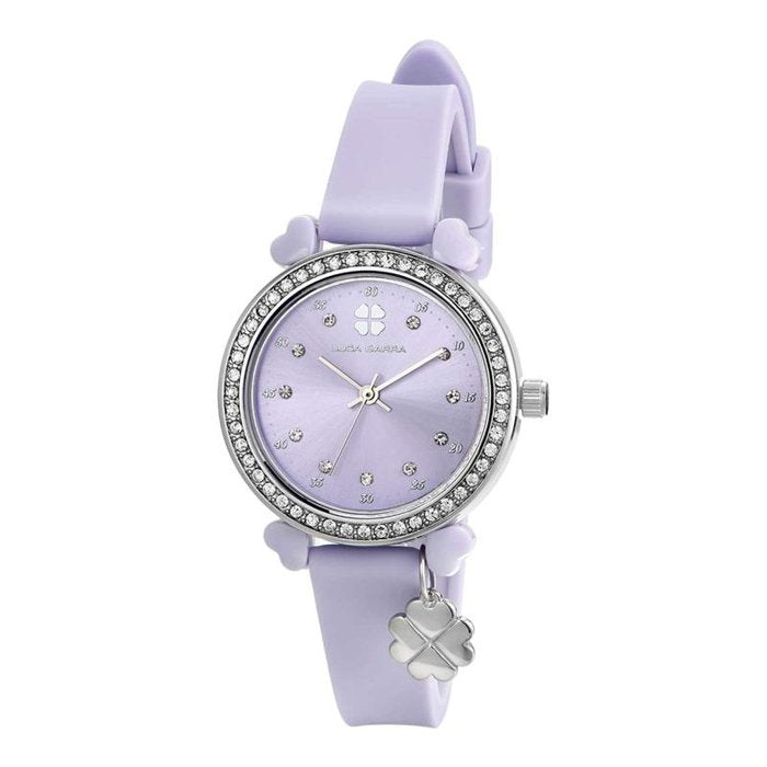Orologio in silicone lilla