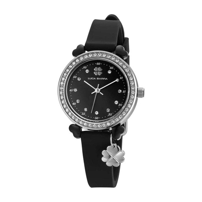 Orologio in silicone nero
