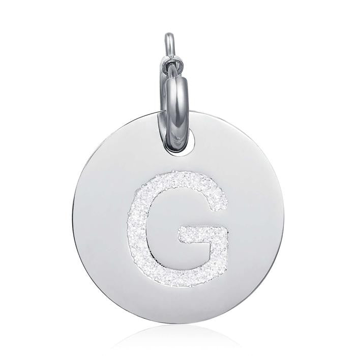 Charm Lettre G Paillettes