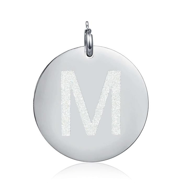 Charm Lettre M Paillettes