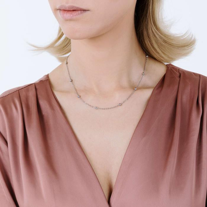 Collier en acier pour breloques