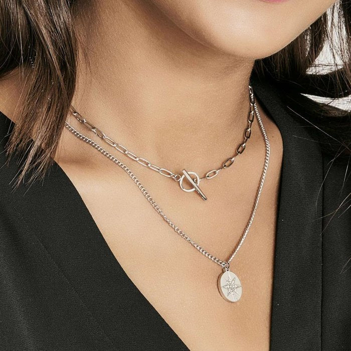 Collana in acciaio