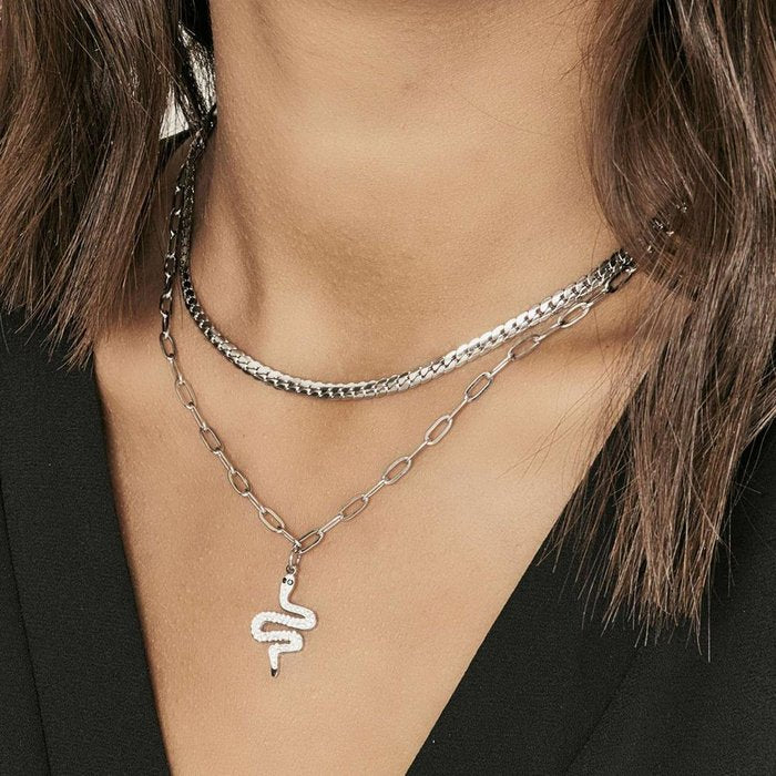 Collana in acciaio