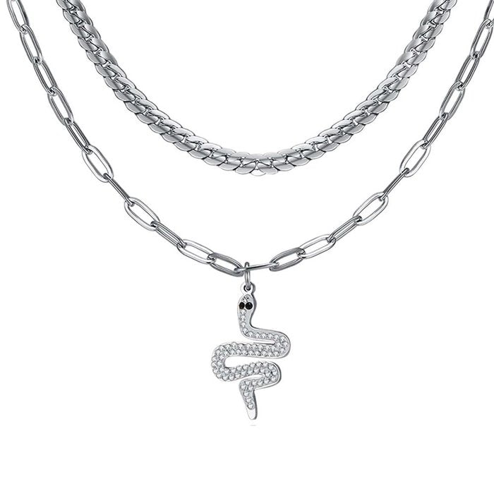 Collana in acciaio