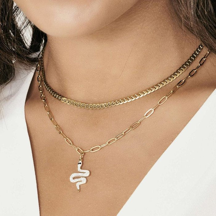 Collana in acciaio
