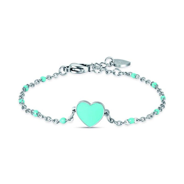 Bracciale Junior in acciaio con cuore