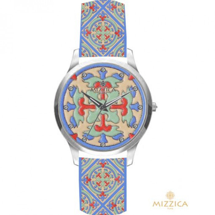 Majolica clock 