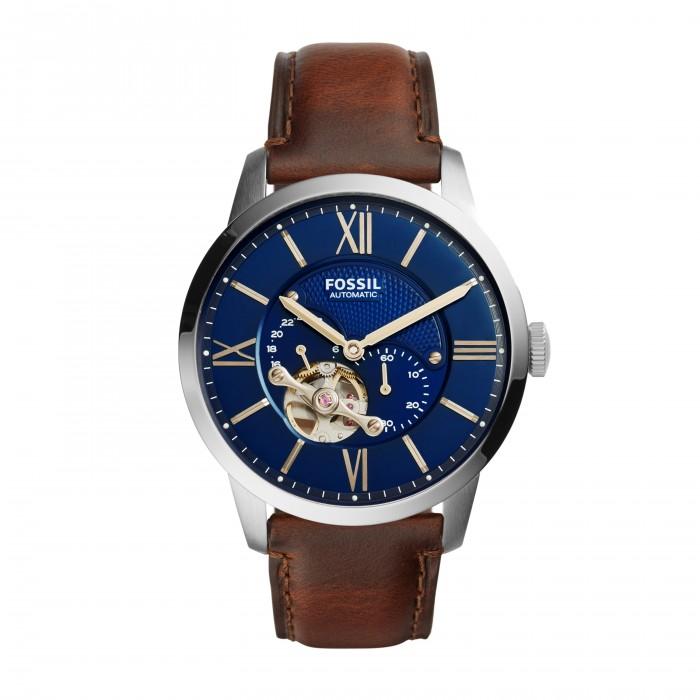 Orologio automatico in pelle marrone Townsman - gioielleriaperdichizzi.it