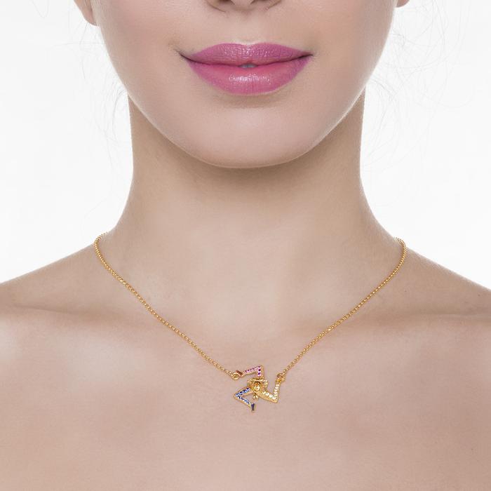 Collier Trinacria Lapilli