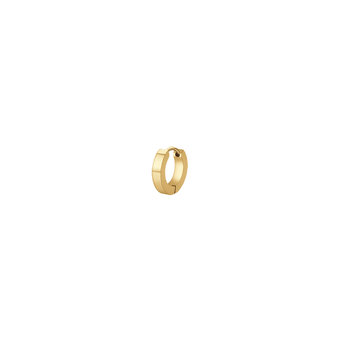 MEN'S EARRING IN GOLDEN STEEL