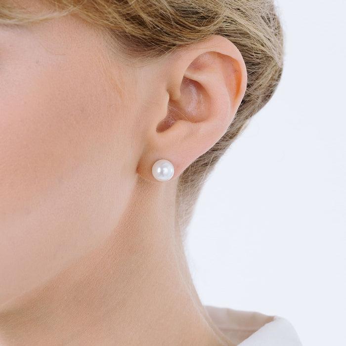 ORECCHINI DI PERLE DONNA IN ACCIAIO