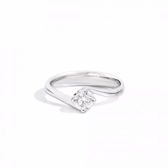 Anello anniversary solitario br 0.46