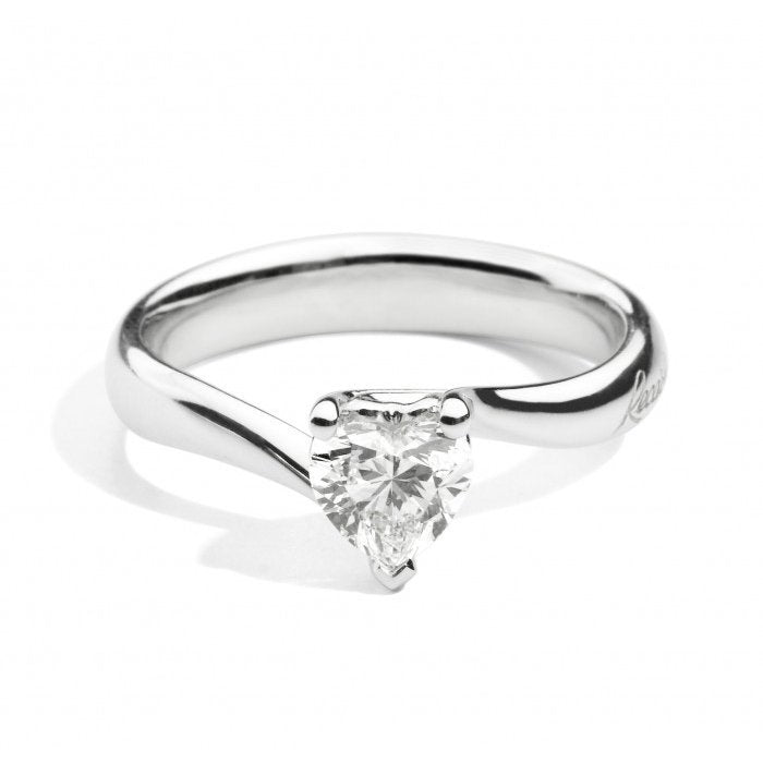 Bague solitaire anniversaire amour 0,25