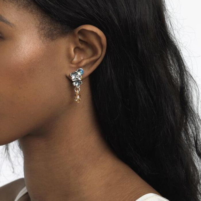 Asymmetric Flower Earrings