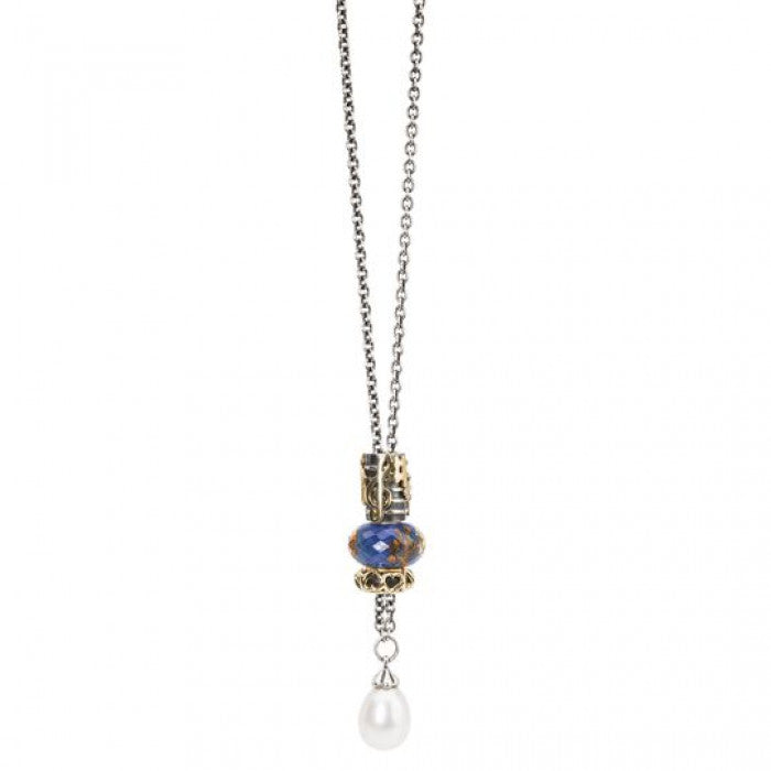 Collana d'Argento con Perla 100 cm