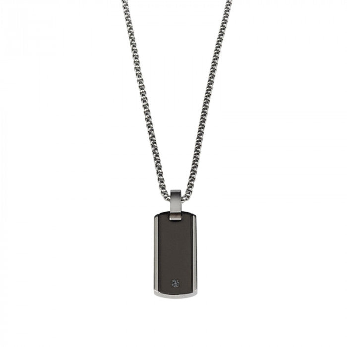 Collier en diamant noir