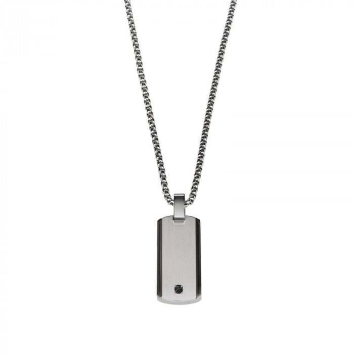 Collier en diamant noir
