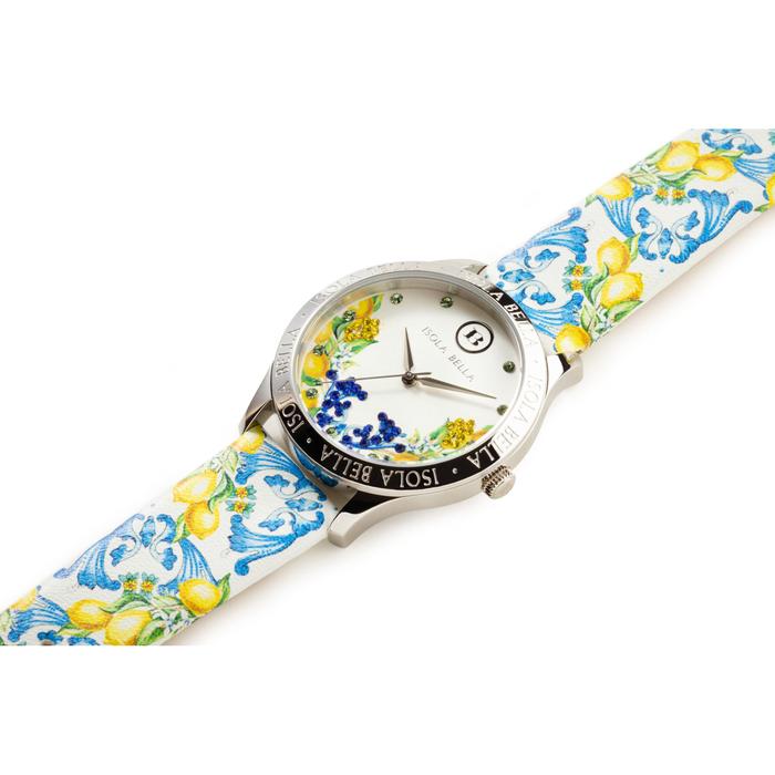 Horloge lumineuse au citron