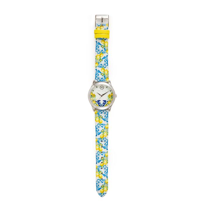 Horloge lumineuse au citron