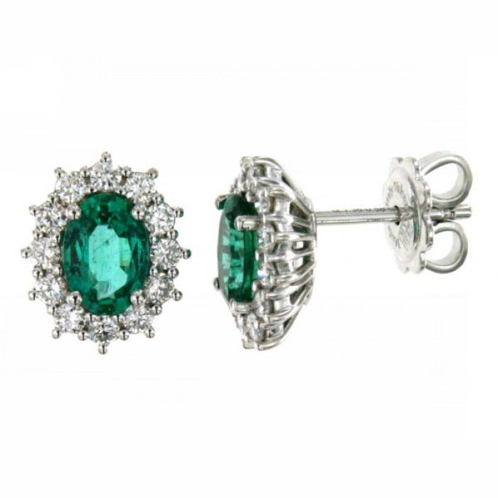 BR EMERALD EARRINGS