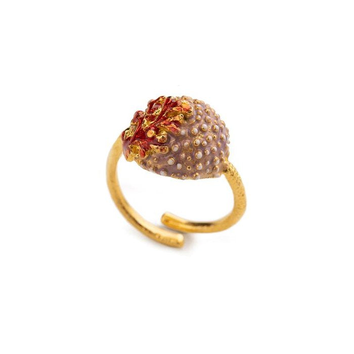 Anello Riccio Carosello/Corallo