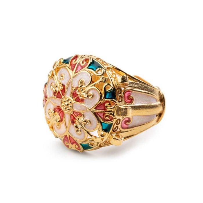 Sicilian Balconies Mother of Pearl Ring