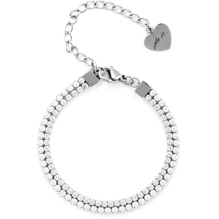 Bracciale tennis doppio filo zirconi