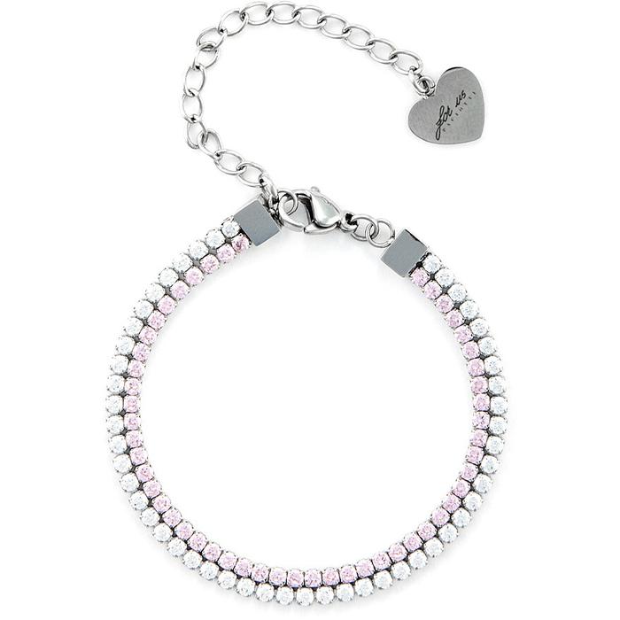 Bracciale tennis doppio filo zirconi