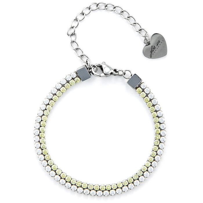 Bracciale tennis doppio filo zirconi
