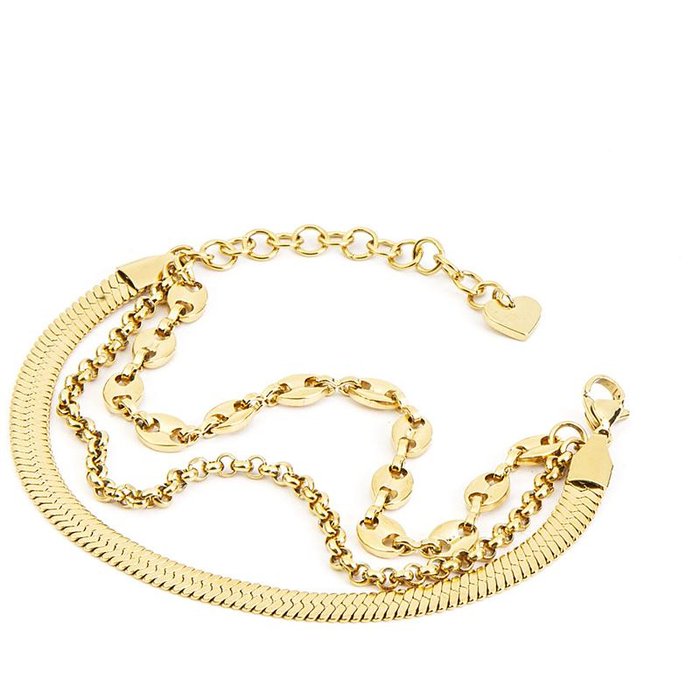 Bracciale donna 3 fili laminato