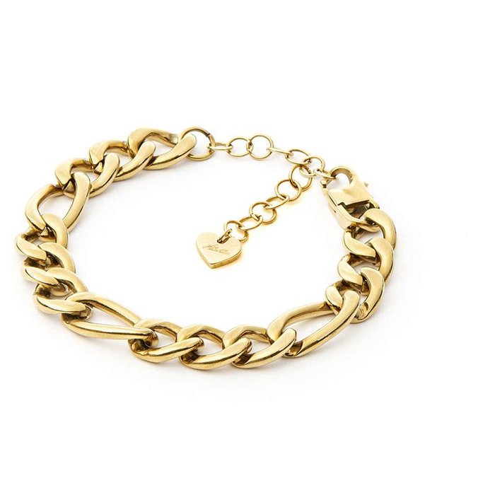 Bracciale donna maglia groumette laminato