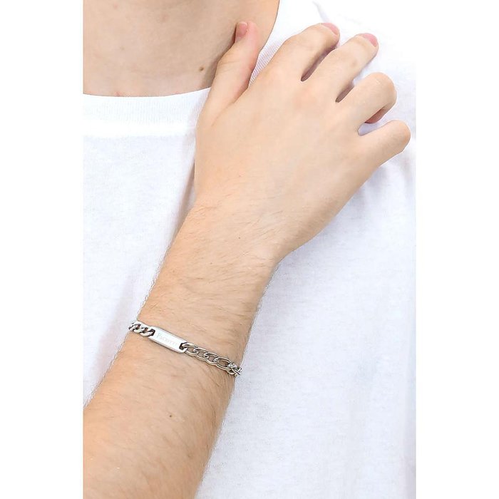 Bracciale maglia larga piatta