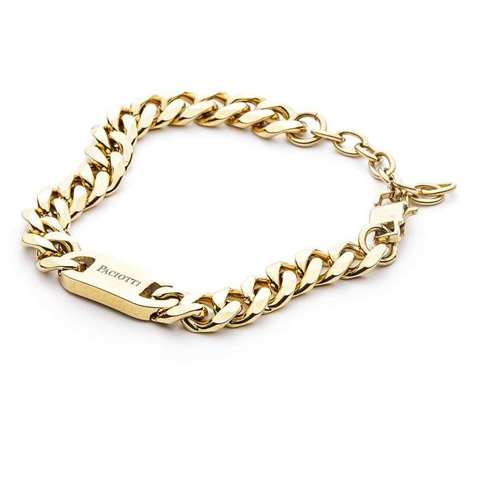 Bracciale laminato maglia groumette