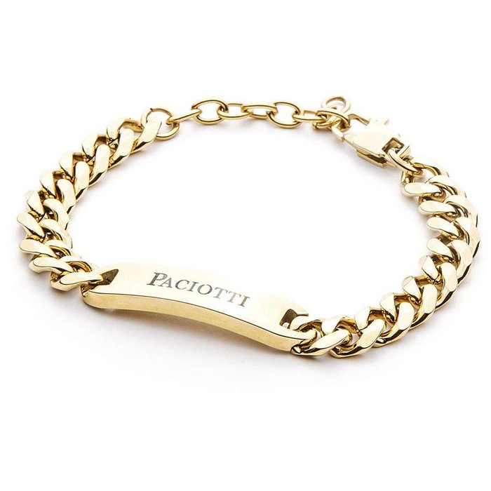Bracciale laminato maglia groumette