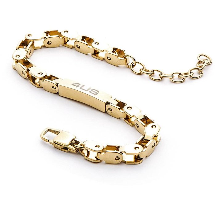 Bracciale laminato maglia incatenata