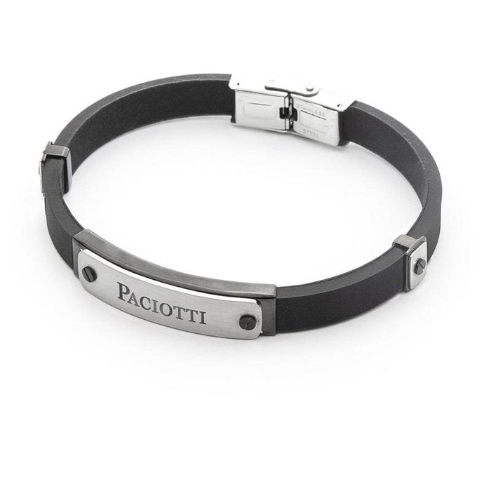 Bracciale Caucciù Piastra