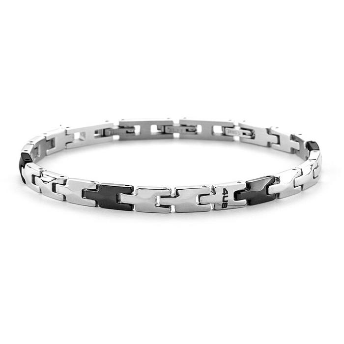 Bracciale acciaio pvd nero