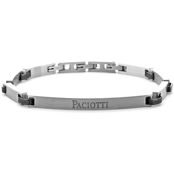 Bracciale acciaio pvd nero