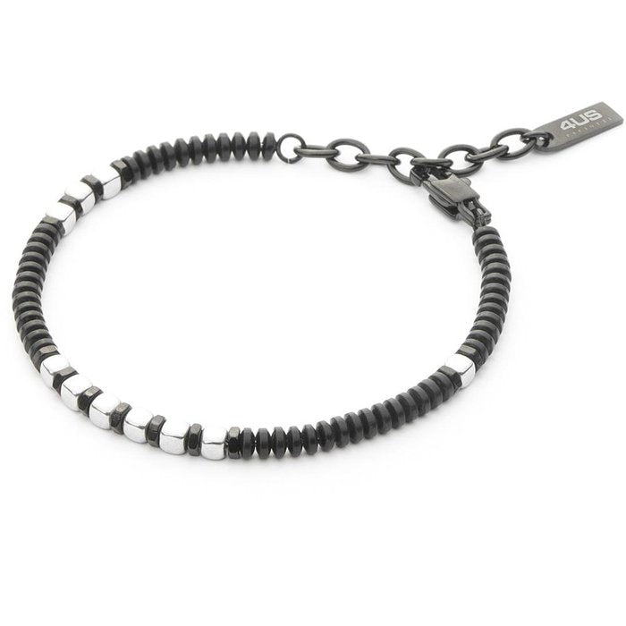 Bracciale brunito inserti