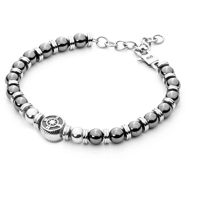 Bracciale sfere e rosa dei venti