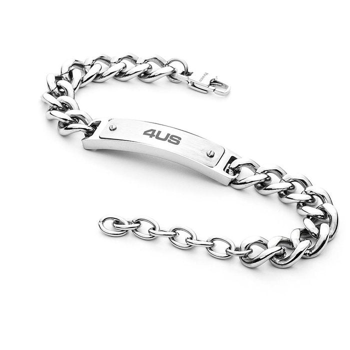 Bracciale catena piastra