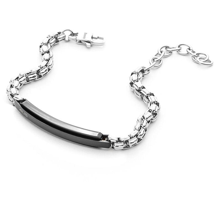 Bracciale maglia incatenata piastra