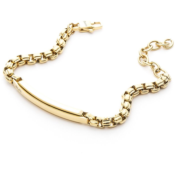 Bracciale laminato maglia incatenata piastra