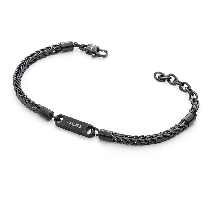 Bracciale brunito inserto