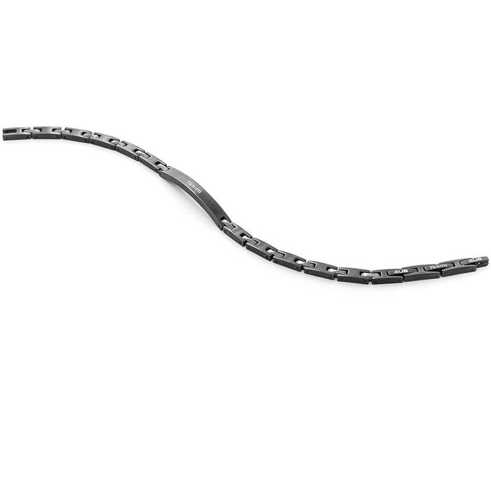 Bracciale brunito con piastra
