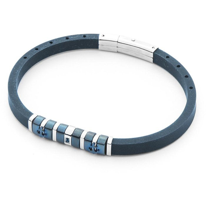 Bracciale Caucciù e ancore