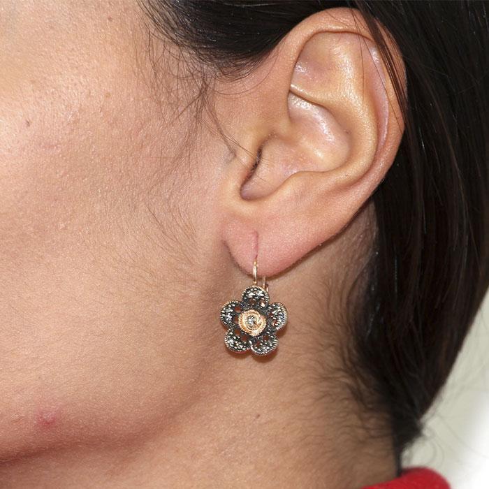Boucles d'oreilles en argent 925